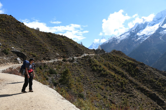 ネパール　ナムチェ　景色