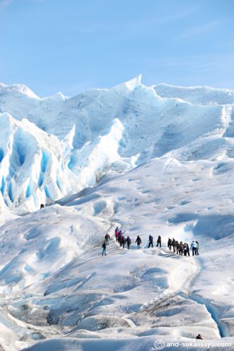 ペリトモレノ氷河のトレッキングツアー