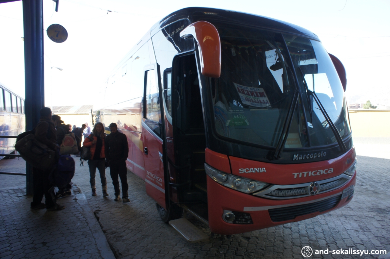 ボリビアのラパスからペルーのプーノにバスで移動‼︎