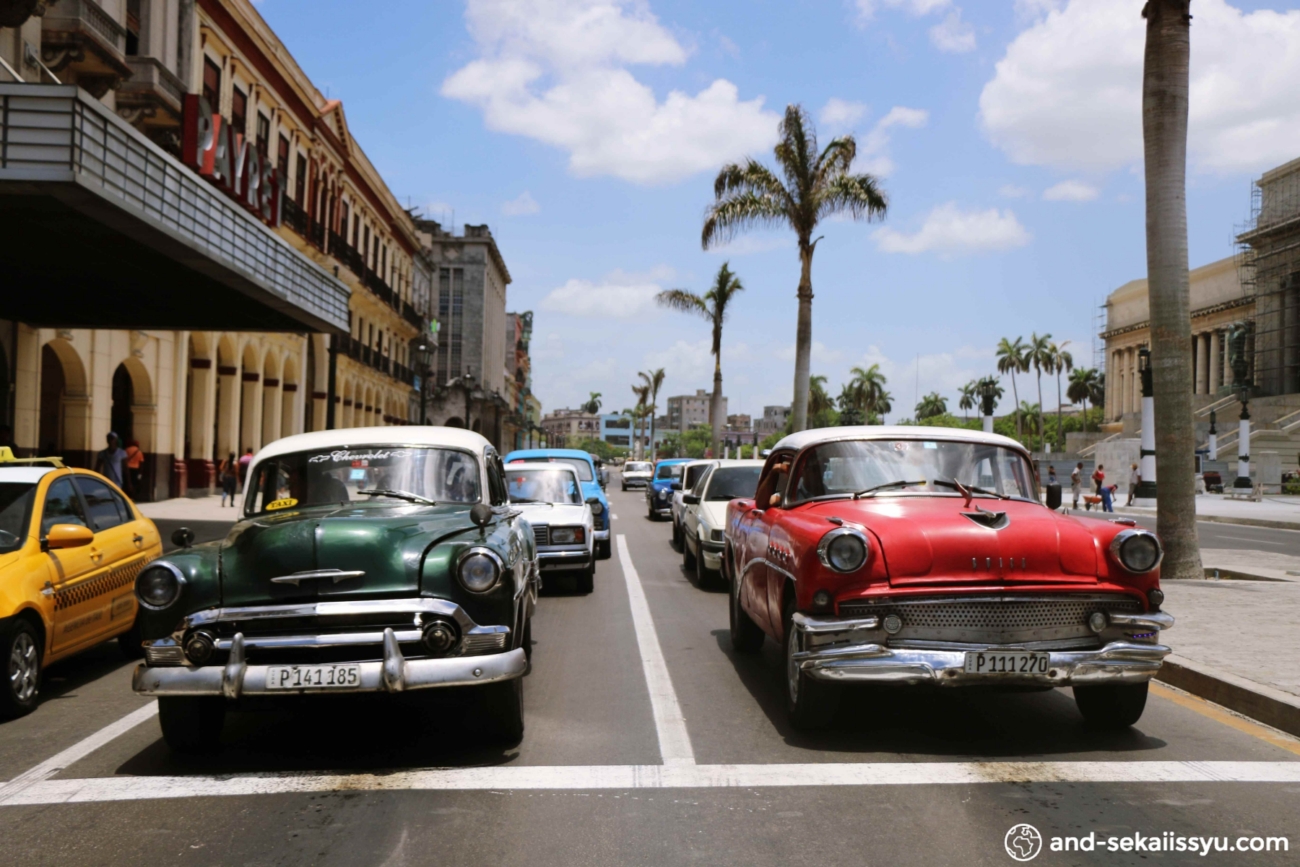 ハバナ｜クラシックカーと古い町並みとチェ・ゲバラにうっとり‼︎お土産にオススメのラム酒情報あり‼︎